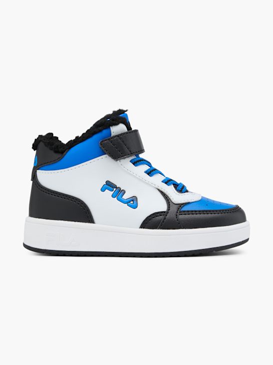 fila hoge top trainer blauw deichmann