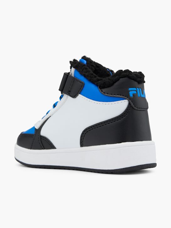 fila hoge top trainer blauw deichmann