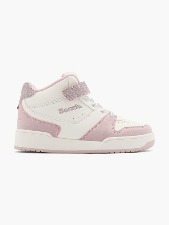 bankje hoge top trainer wit deichmann