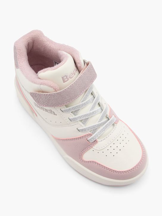 bankje hoge top trainer wit deichmann