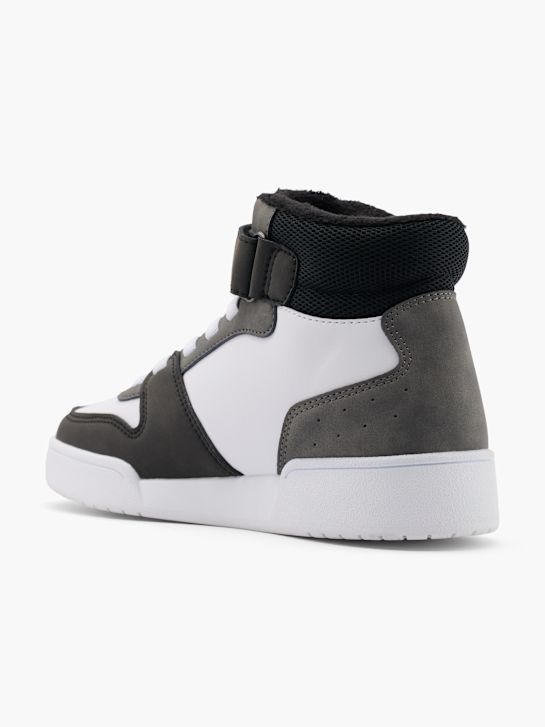 bankje hoge top trainer grijs deichmann