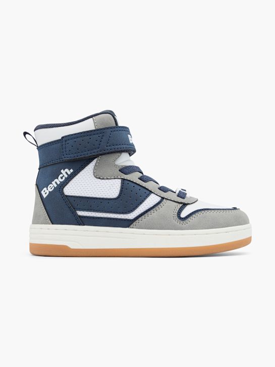 bankje hoge top trainer blauw deichmann