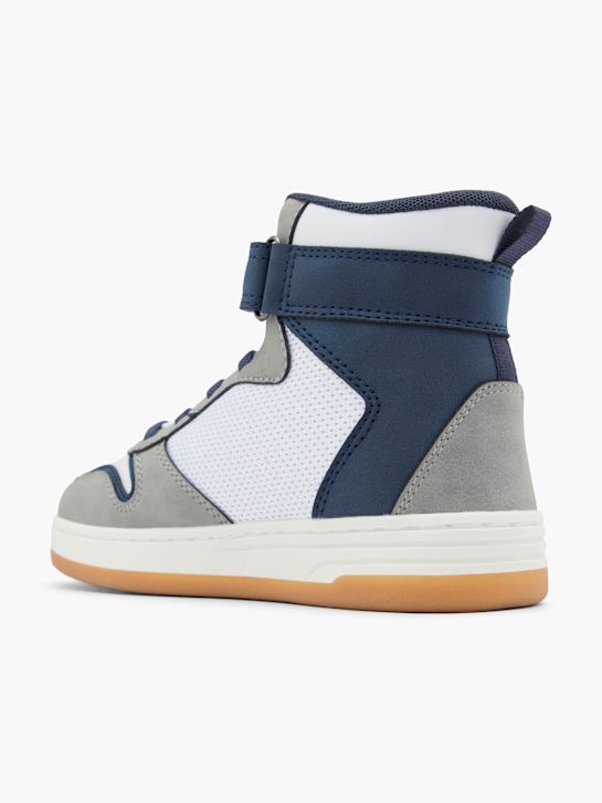 bankje hoge top trainer blauw deichmann