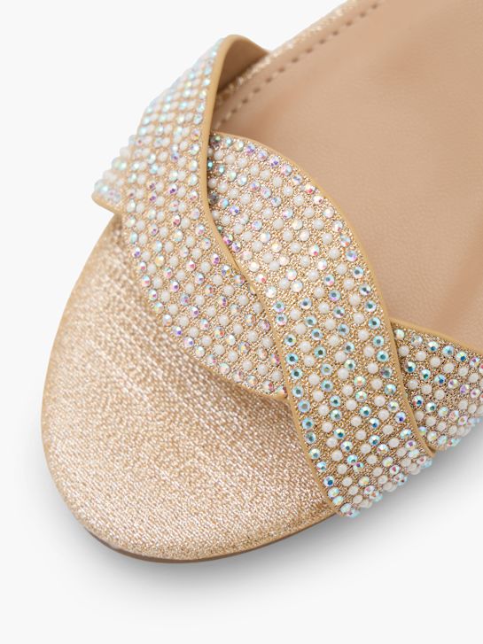 graceland hakken sandaal champagne deichmann