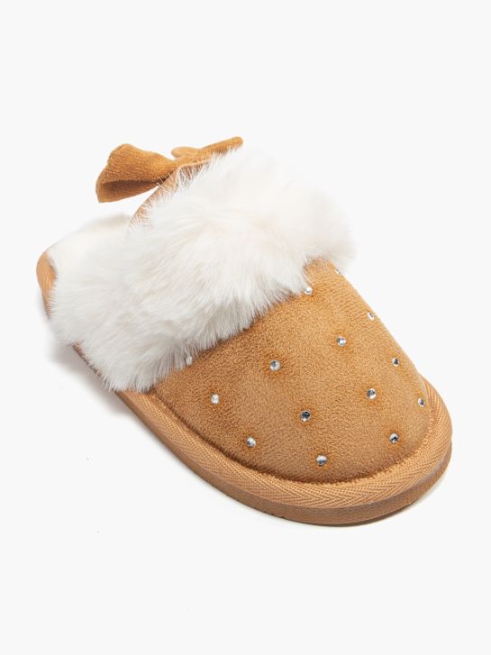 casa mia gesloten slipper bruin deichmann