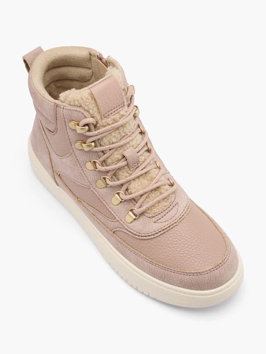 graceland hoge top trainer roze deichmann