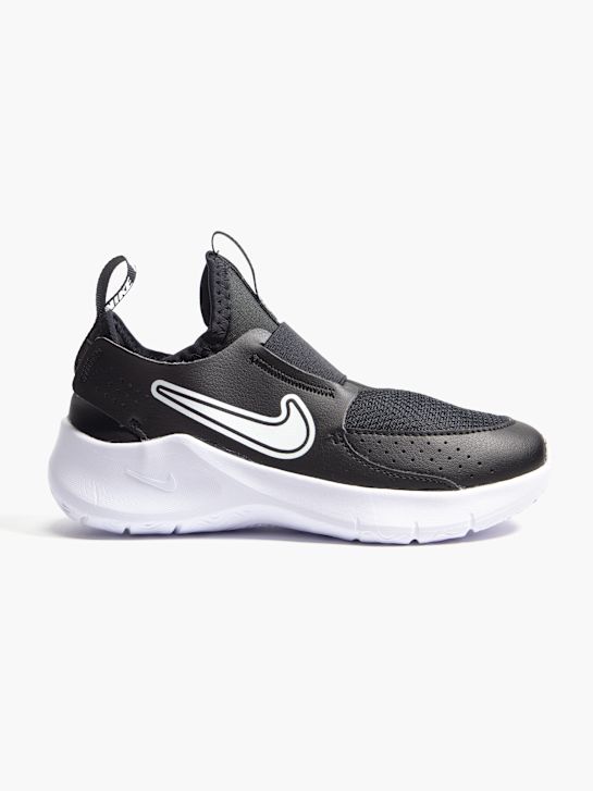 nike flex-runner 3 slip-on trainer zwart deichmann