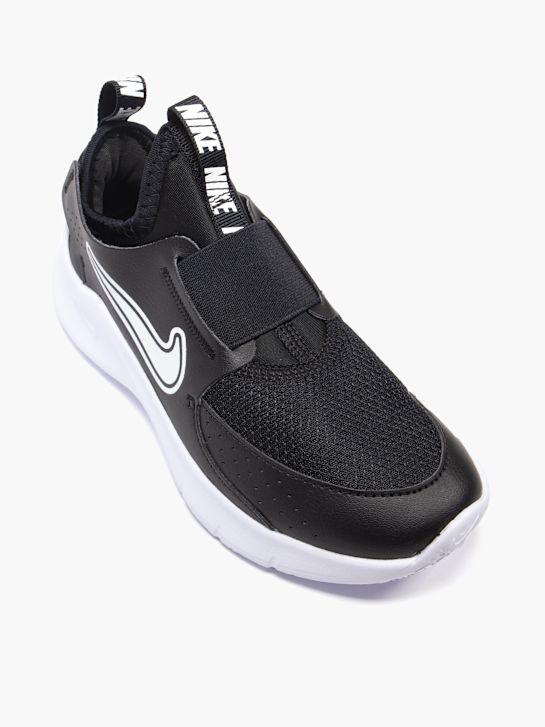 nike flex-runner 3 slip-on trainer zwart deichmann