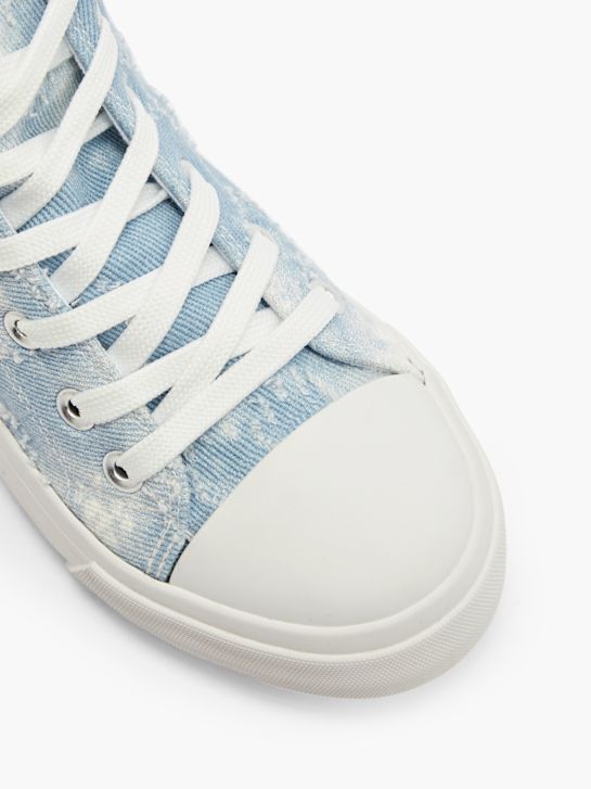 graceland hoge top trainer blauw deichmann