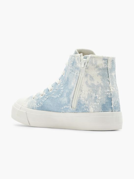 graceland hoge top trainer blauw deichmann