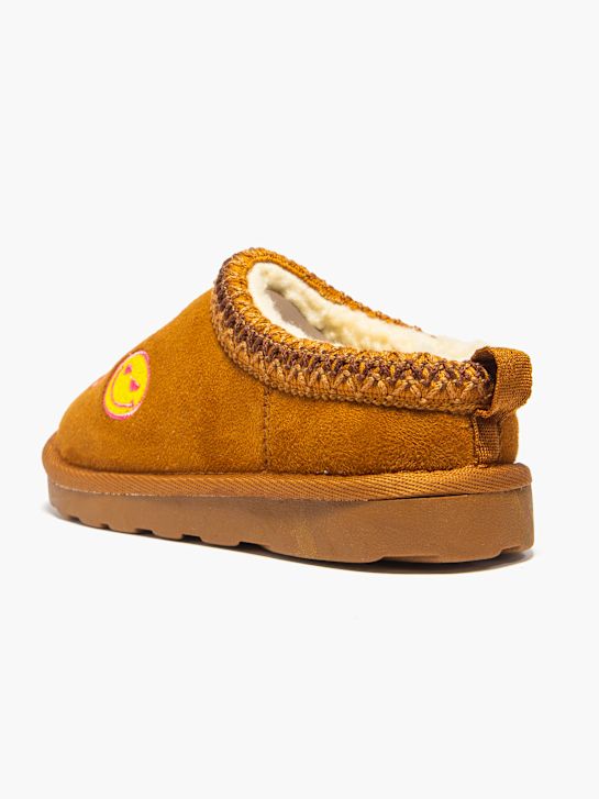 graceland gesloten slipper bruin deichmann