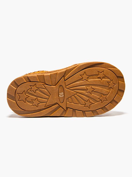 graceland gesloten slipper bruin deichmann