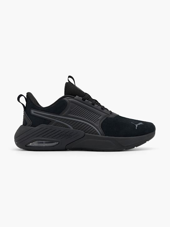 puma x-cel nova fs suede slip-on trainer zwart deichmann