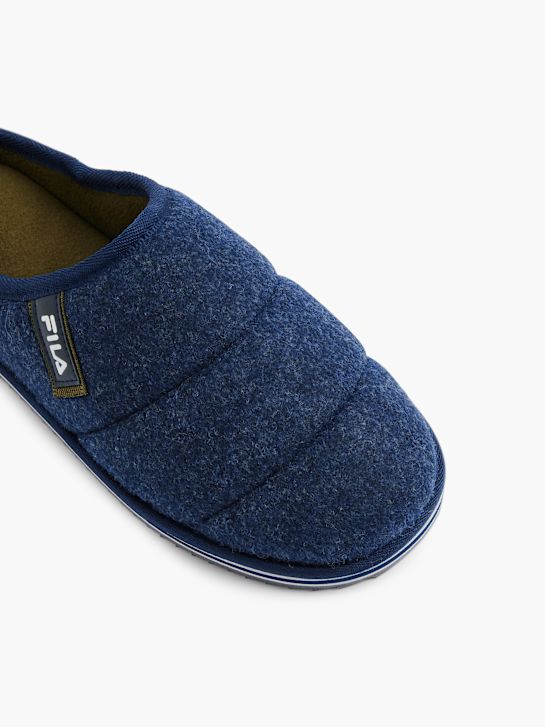 fila huis slipper blauw deichmann