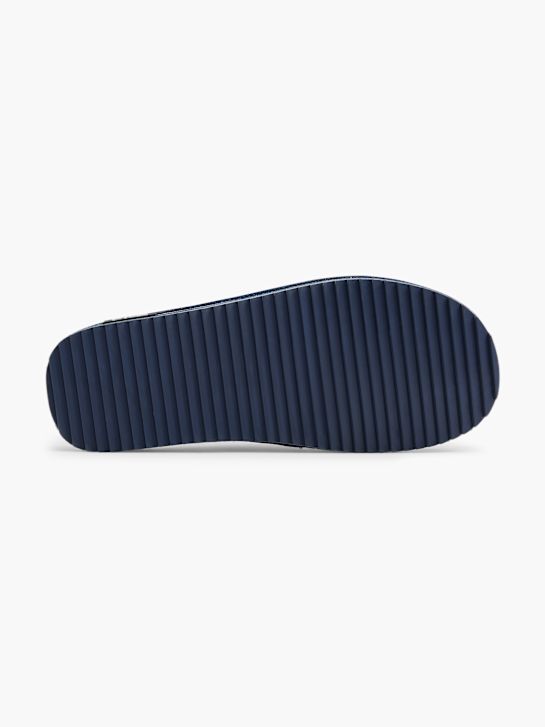 fila huis slipper blauw deichmann