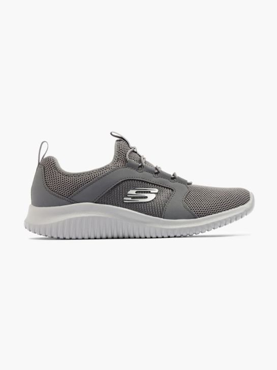 skechers elite flex slip-on trainer grijs deichmann