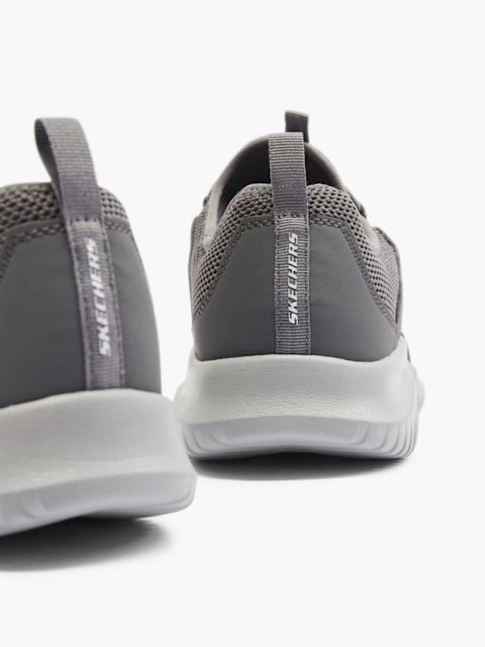 skechers elite flex slip-on trainer grijs deichmann