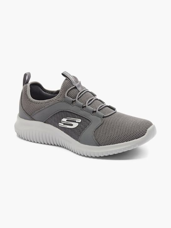 skechers elite flex slip-on trainer grijs deichmann