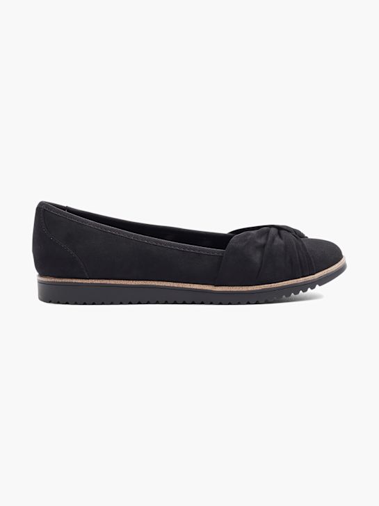 graceland ballet flat black deichmann