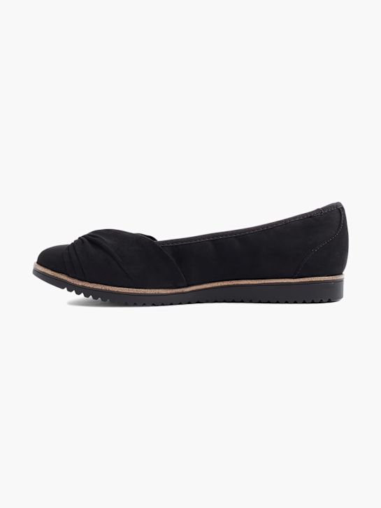 graceland ballet flat black deichmann