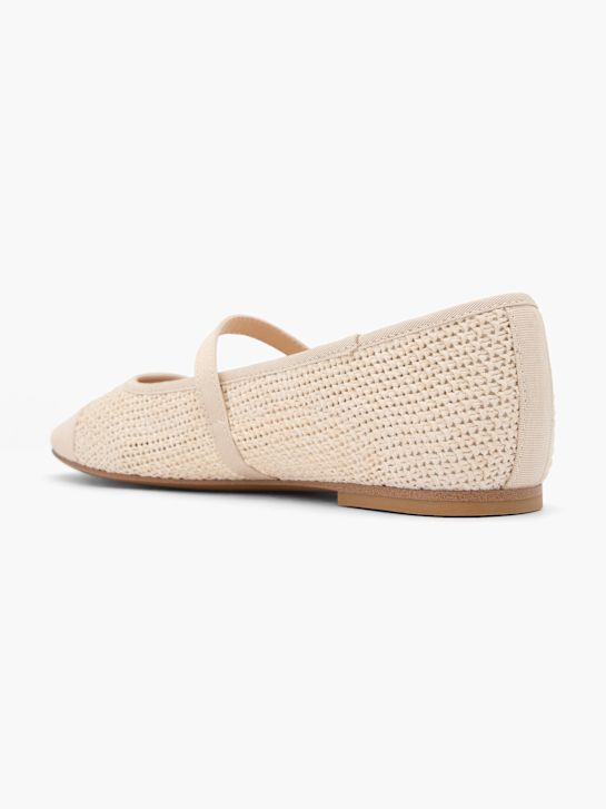 graceland mary jane ballet flatscreen beige deichmann