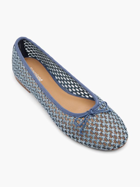 graceland ballet plat blauw deichmann