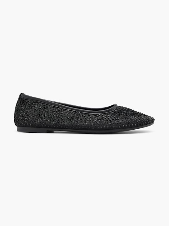 graceland ballet flat black deichmann