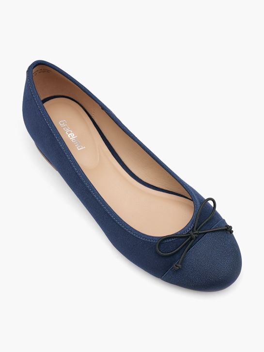 graceland ballet flatscreen donker blauw deichmann