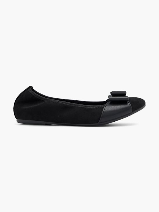 graceland ballet flat black deichmann