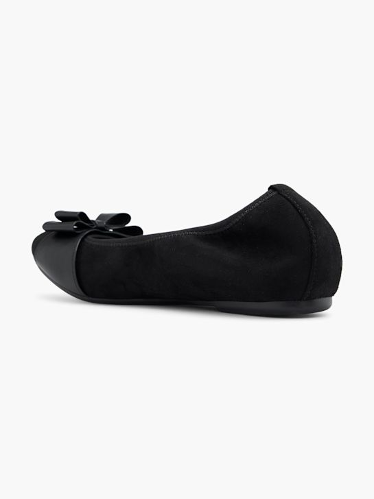 graceland ballet flat black deichmann