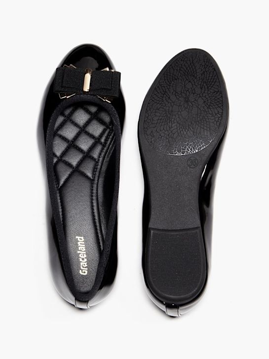 graceland ballet flat black deichmann