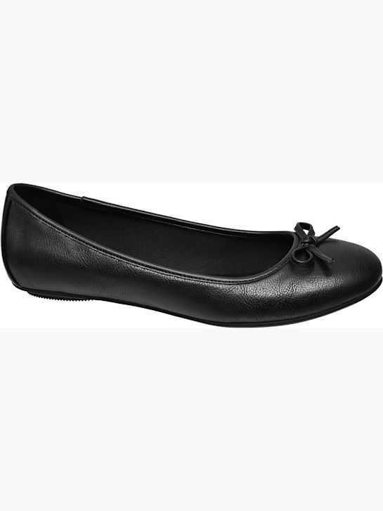 graceland ballet flat black deichmann