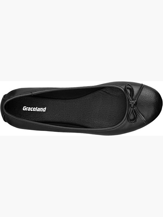 graceland ballet flat black deichmann