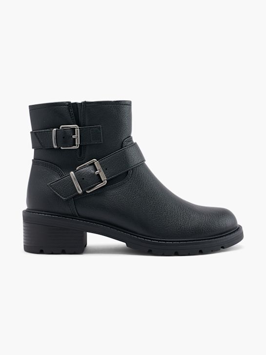 graceland biker boot zwart deichmann