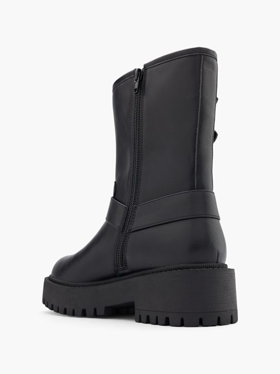 catwalk biker boot zwart deichmann