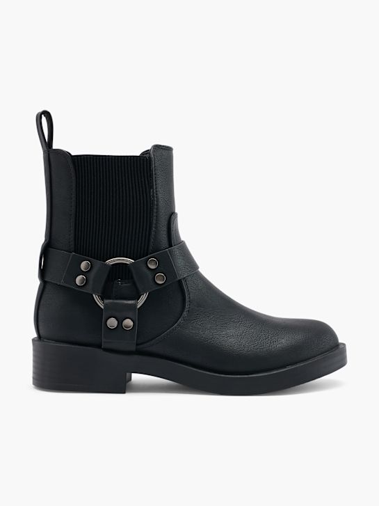 catwalk biker boot zwart deichmann