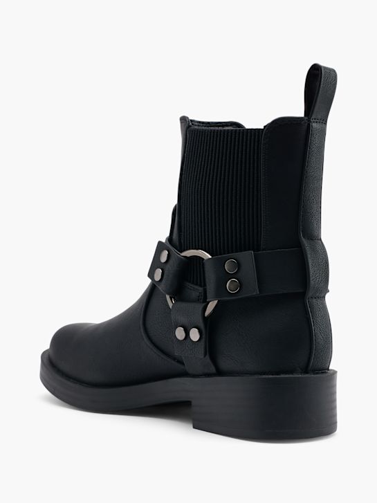 catwalk biker boot zwart deichmann