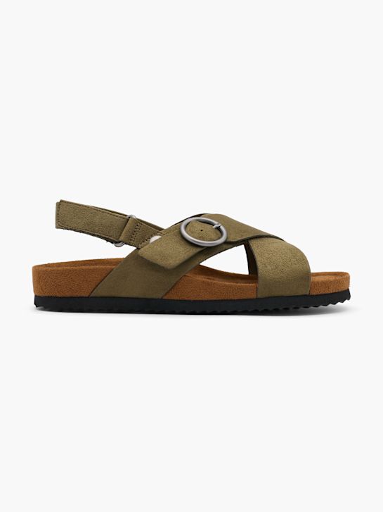 graceland sandaal khaki deichmann