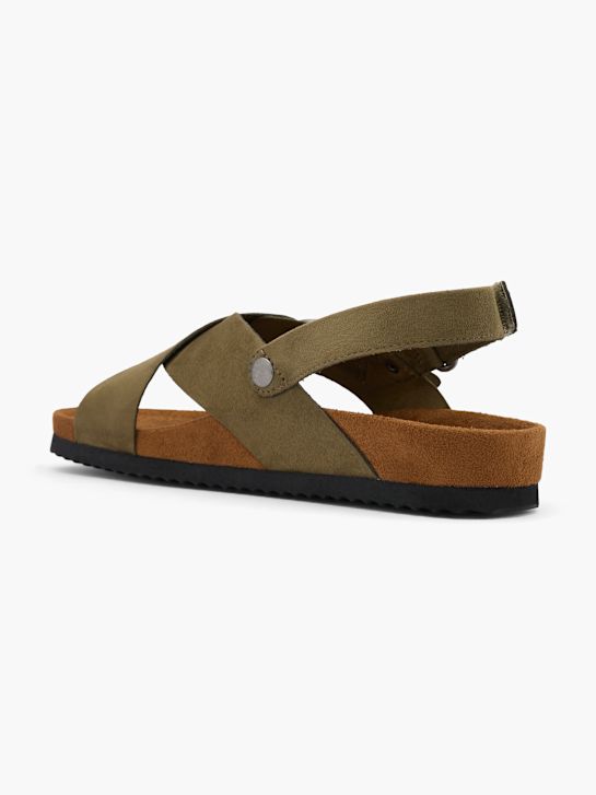 graceland sandaal khaki deichmann