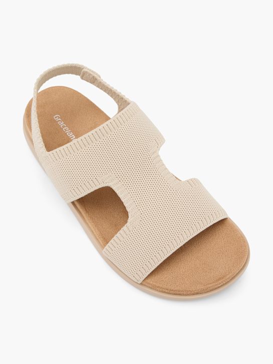 graceland sandaal beige deichmann