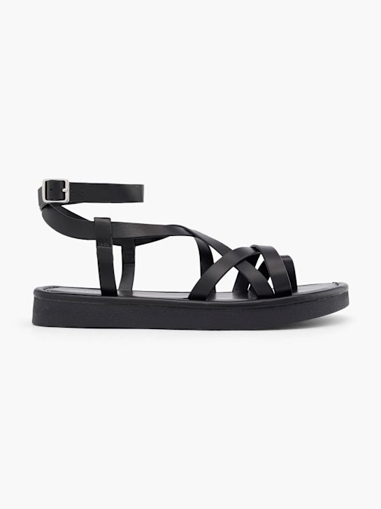 catwalk sandaal zwart deichmann