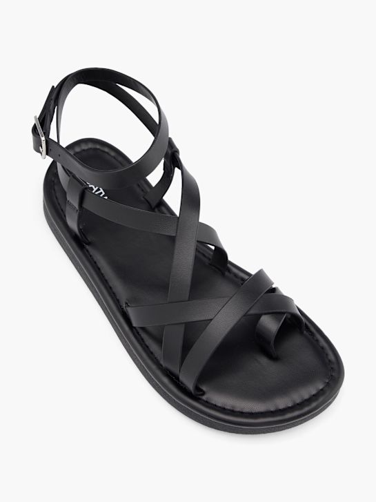 catwalk sandaal zwart deichmann
