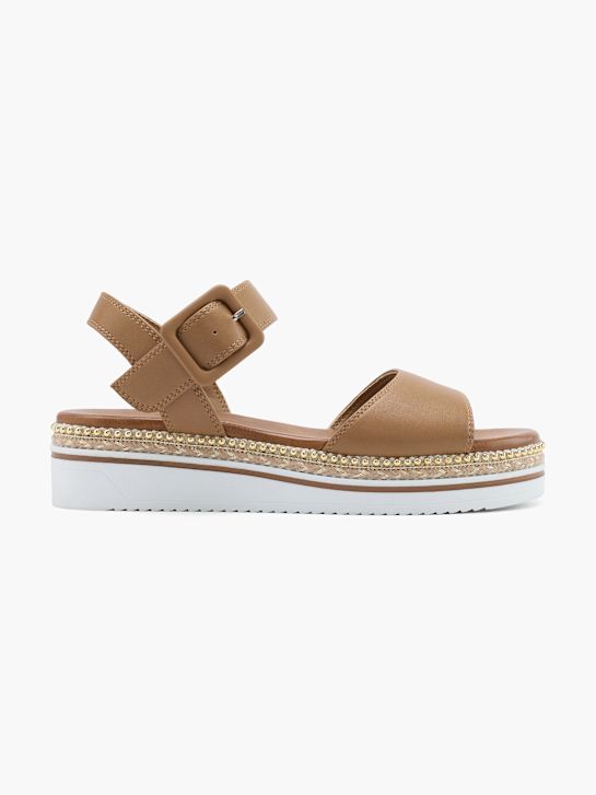 graceland sandaal cognac deichmann