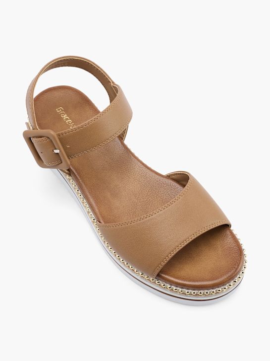 graceland sandaal cognac deichmann