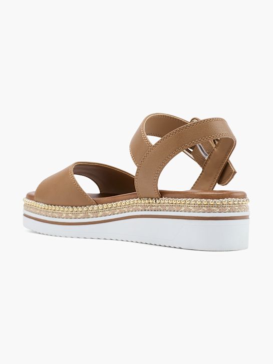 graceland sandaal cognac deichmann