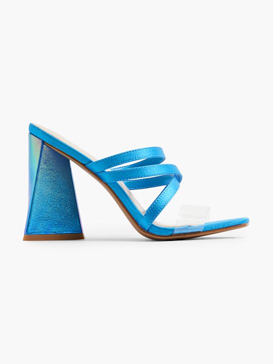 catwalk mule blauw deichmann