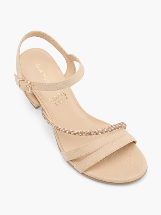 graceland hakken sandaal beige deichmann
