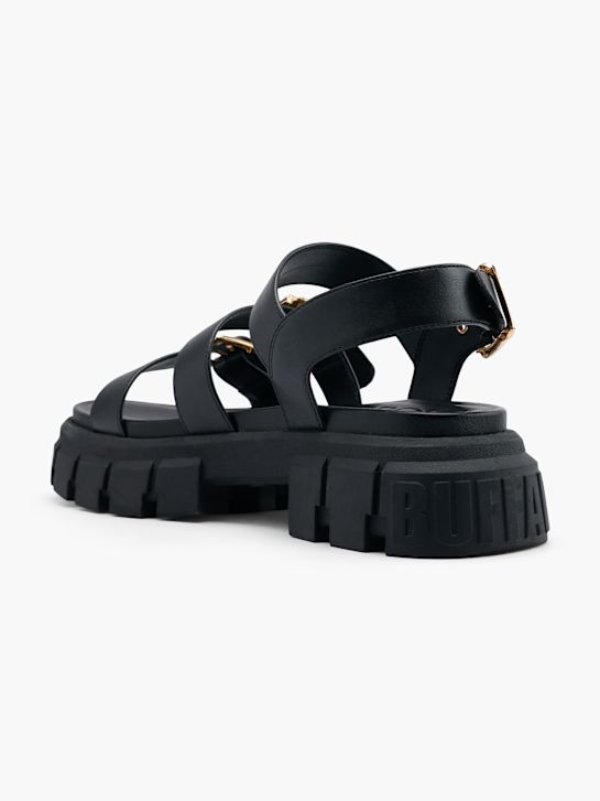 buffalo hakken sandaal zwart deichmann