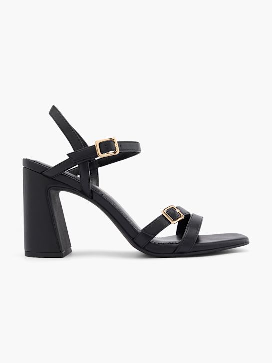 catwalk hakken sandaal zwart deichmann