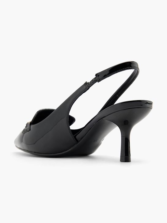 catwalk slingback hak zwart deichmann